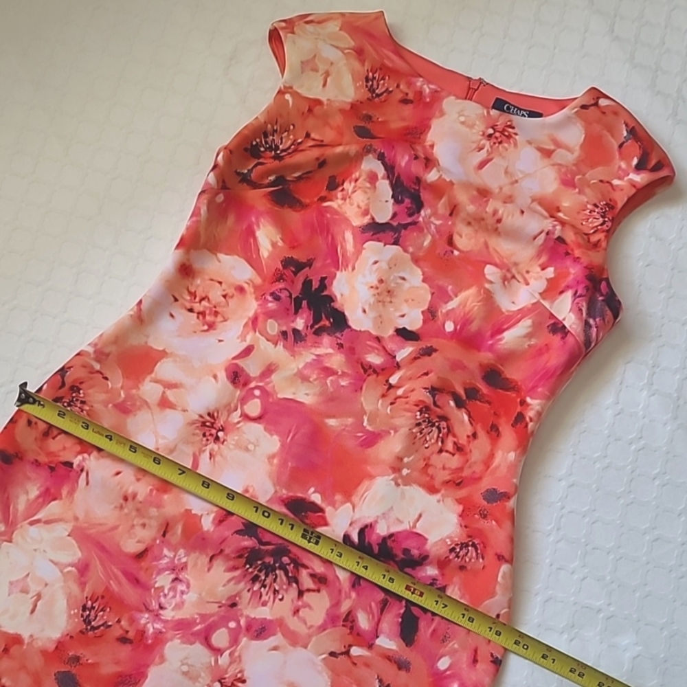 Chaps Floral Dress - Picture 6 of 9